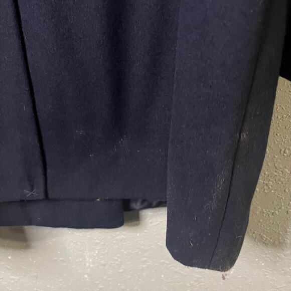 NWT Lane Bryant Women P Coat Navy Blue with Brass Buttons 22/24 Heavy Winter - Picture 10 of 14